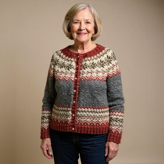 Jessica | Vintage Icelandic Cardigan