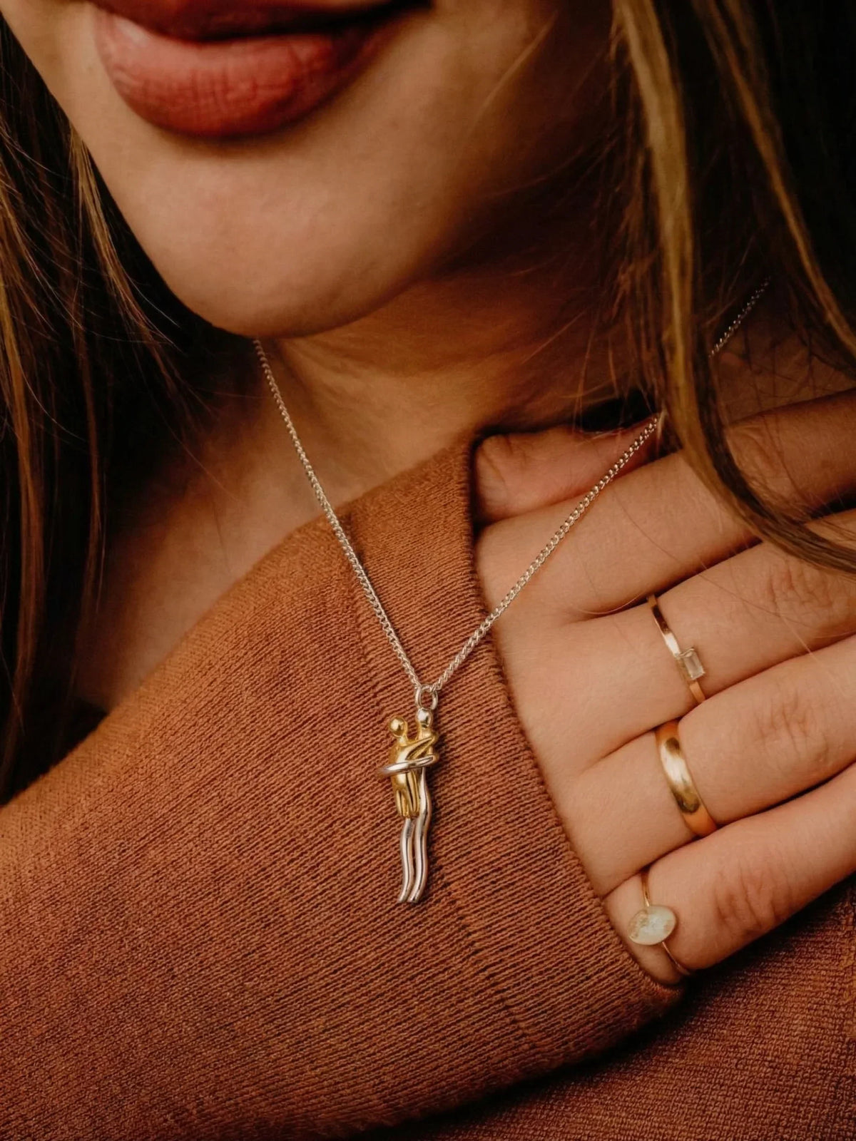 CORAZÓN | Collar de Madre e Hijo