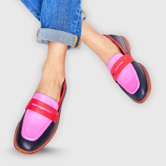 Giuliana | Mocasines de mujer bicolores