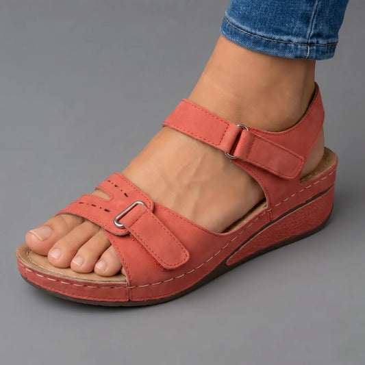 Sandalias ortopédicas cómodas Sandy con cuña
