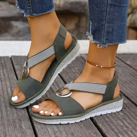 Zephiriane | Sandalias elegantes con sujeción ajustada