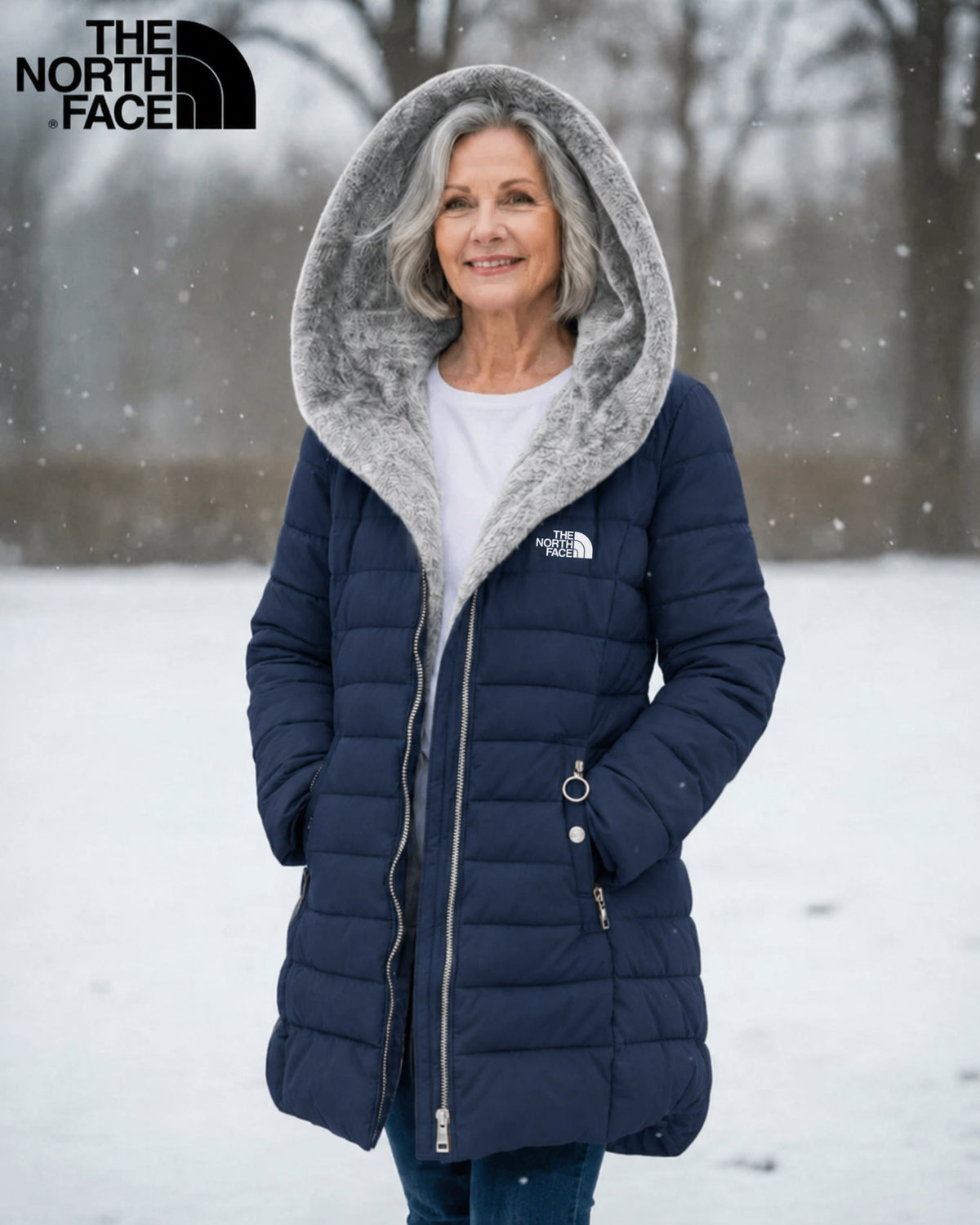 TNF  Fleece Lined Quilted Coat - CLEARANCE SALE