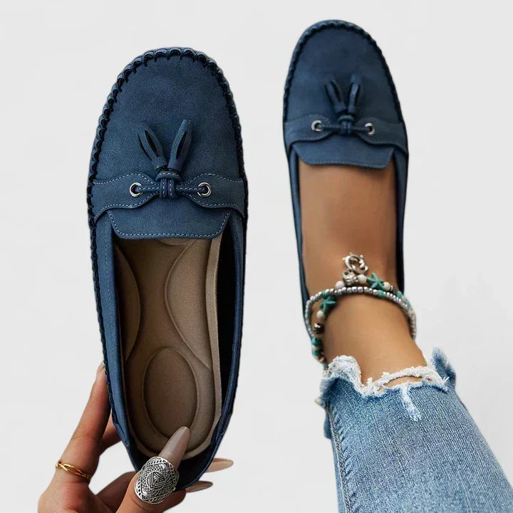 María | Mocasines de mujer con lazo