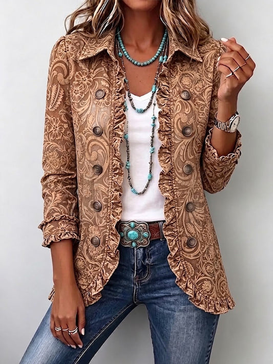 Concepción | Chaqueta vintage con estampado floral