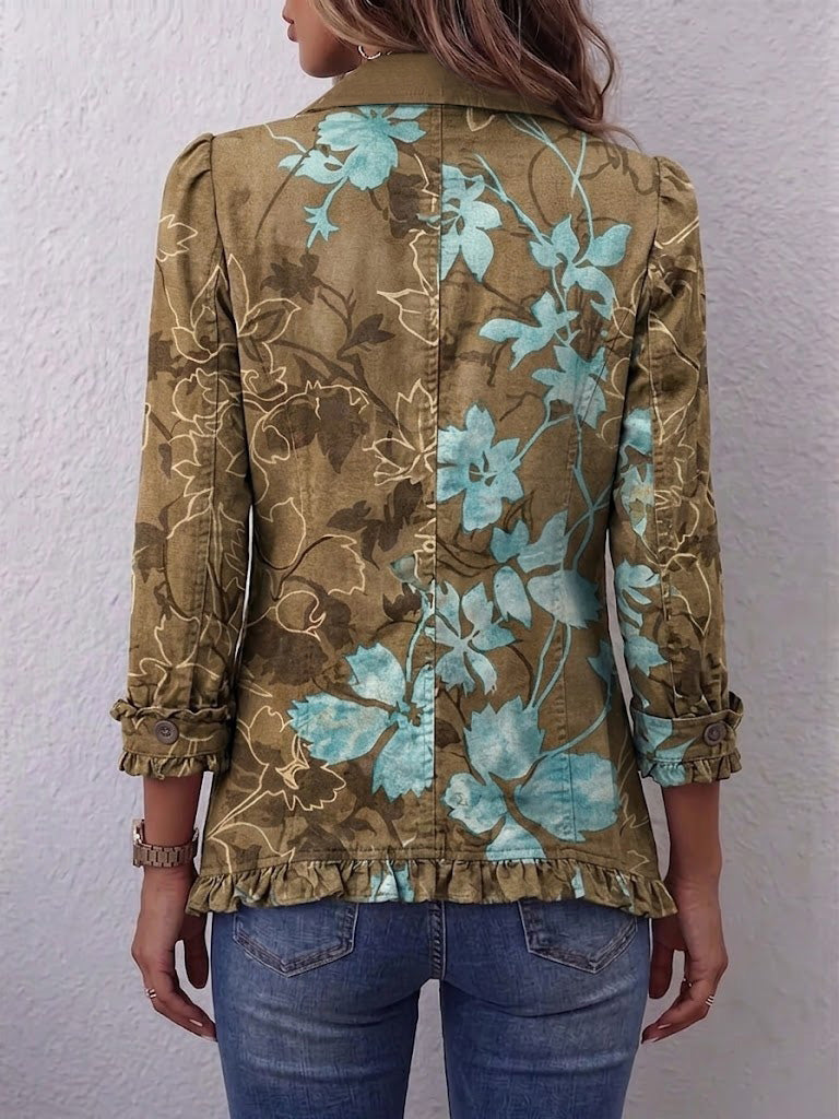 Salud | Chaqueta floral degradada