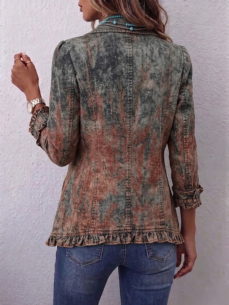 Benita | Chaqueta con efecto degradado y textura