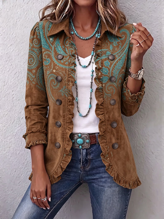 Macarena | Chaqueta de cachemira color caramelo