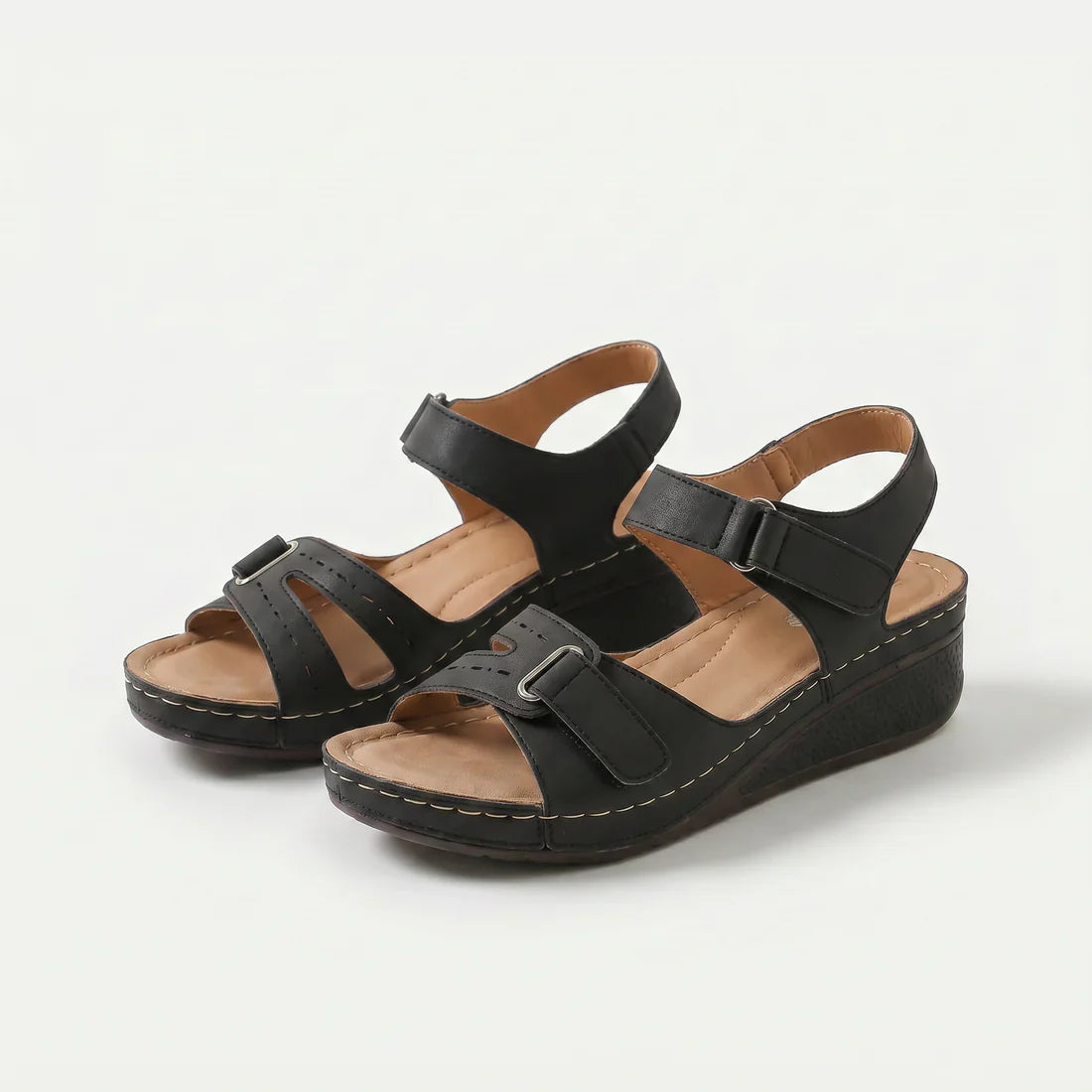 Sandalias ortopédicas cómodas Sandy con cuña