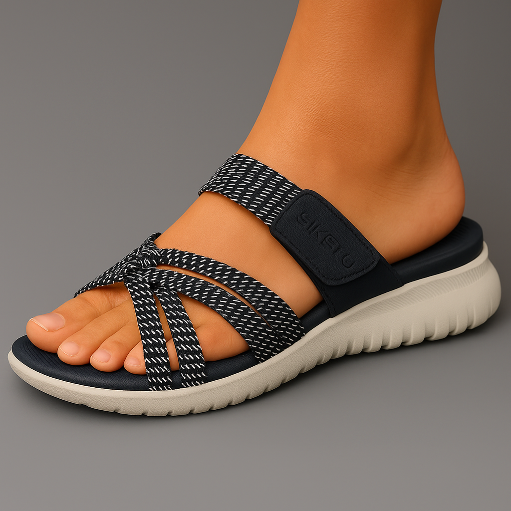 Sandalias ortopédicas cómodas Lina, tipo slip-on