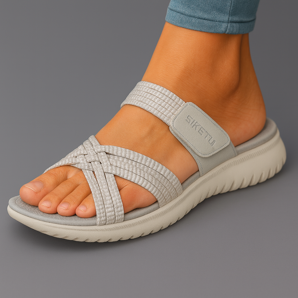 Sandalias ortopédicas cómodas Lina, tipo slip-on